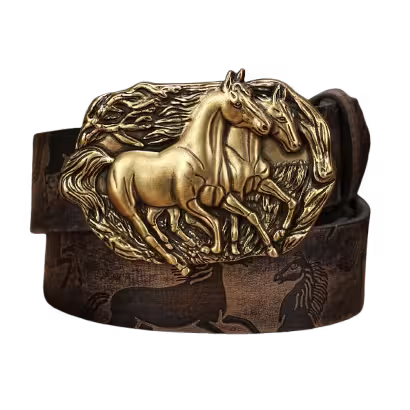 Cinto Gold Retro Horse